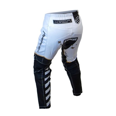 Pantalon Bud Racing GP Error 404 Blanc Noir Or Mat 