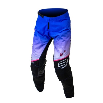 Pantalon enfant Bud Racing GP Error 404 Lavande Rose Noir 
