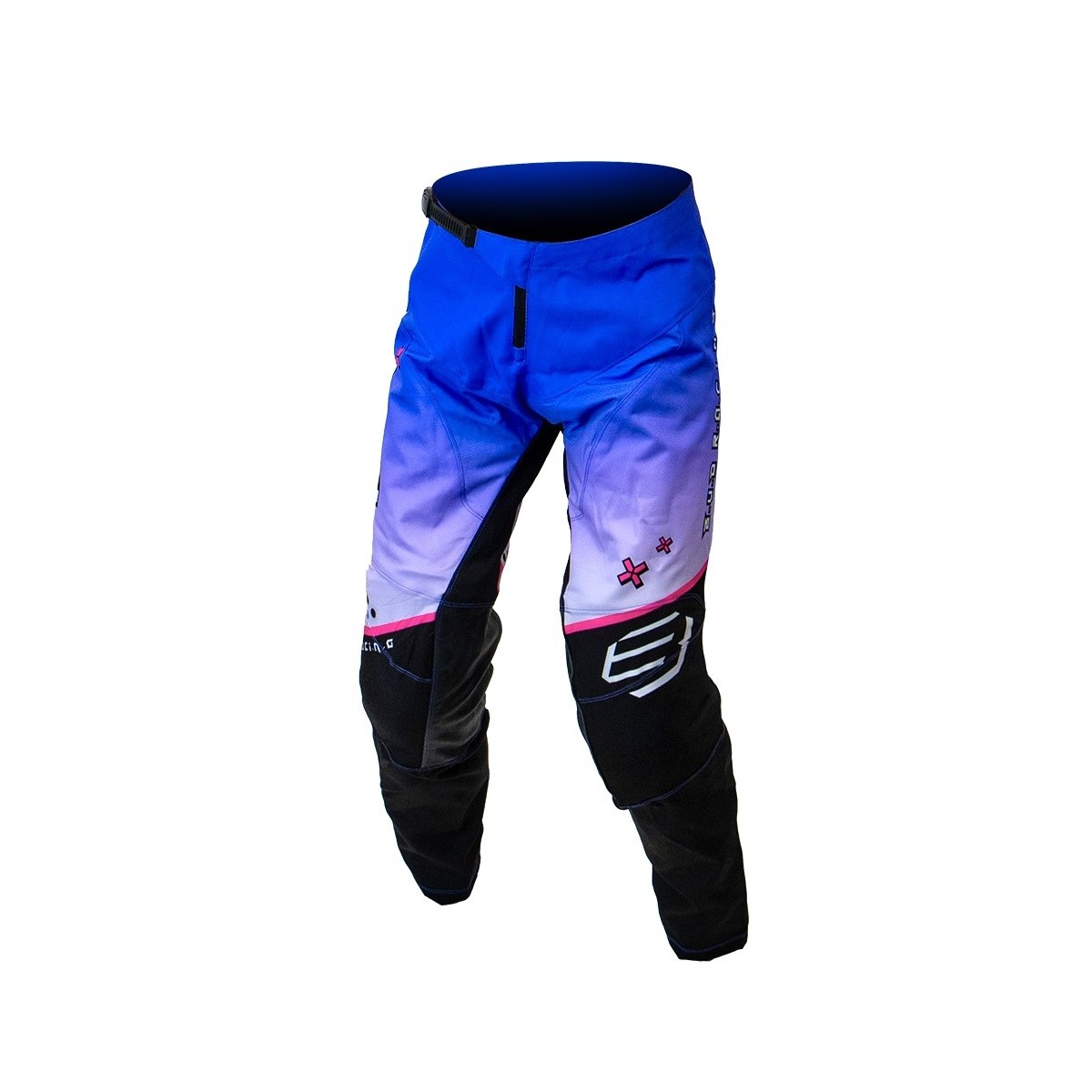 Pantalon enfant Bud Racing GP Error 404 Lavande Rose Noir 