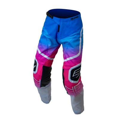 Pantalon enfant Bud Racing GP Neon Pastel Bleu Rose fluo 