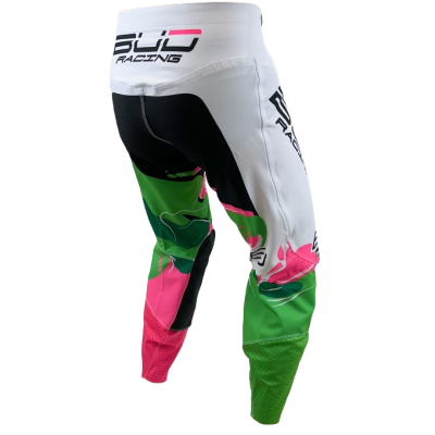 Pantalon Bud Racing GP Edition limitée Krea Rose Vert Blanc 