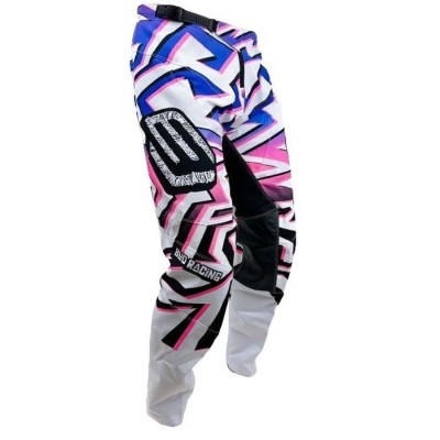 Pantalon Bud Racing GP Edition limitée Air Contest 24 Violet Rose Blanc 