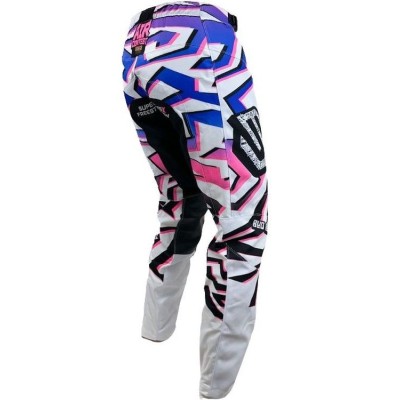 Pantalon Bud Racing GP Edition limitée Air Contest 24 Violet Rose Blanc 