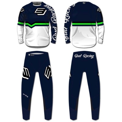 Maillot Bud Racing 95’ 2.0 Marine Blanc Vert 