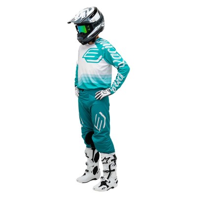Maillot Bud Racing 95’ 2.0 Aqua Blanc  