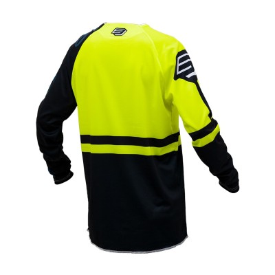Maillot Enfant Bud Racing 95’ 2.0 Jaune Fluo Noir  