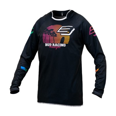 Maillot Enfant Bud Racing Sunset Noir  