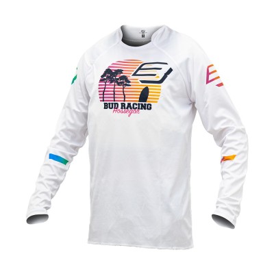Maillot Enfant Bud Racing Sunset Blanc  