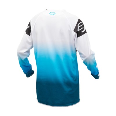 Maillot Bud Racing Lazer Turquoise Blanc /  