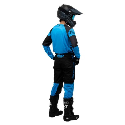 Maillot Bud Racing Lazer Bleu Electrique Noir  