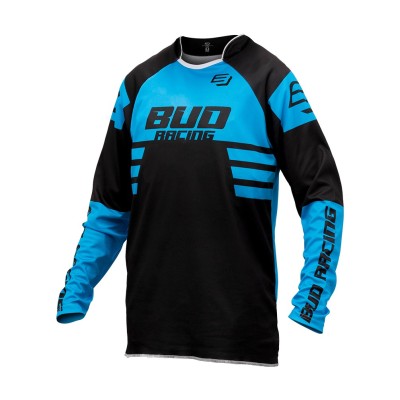 Maillot Bud Racing Lazer Bleu Electrique Noir  