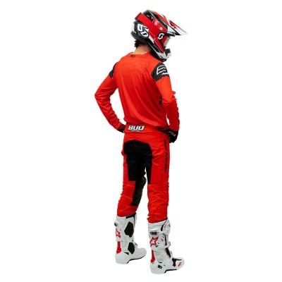 Maillot Bud Racing Lazer Rouge Noir  