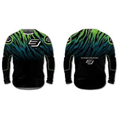 Maillot Bud Racing Zebra WSX Noir/Vert Edition Limitée 