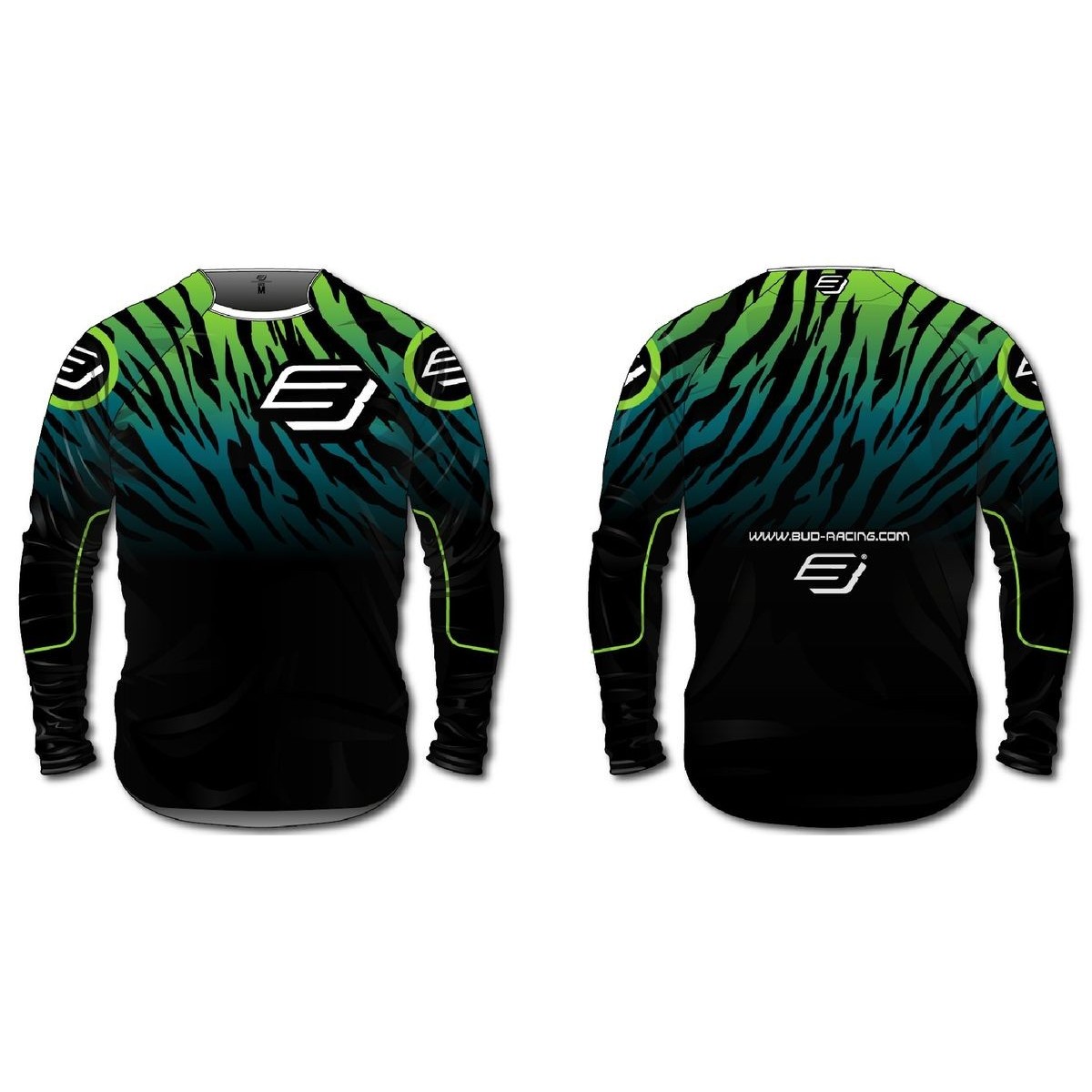 Maillot Bud Racing Zebra WSX Noir/Vert Edition Limitée 