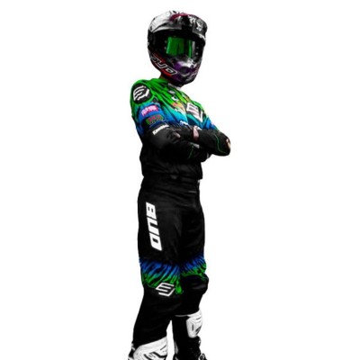 Maillot Bud Racing Zebra WSX Noir/Vert Edition Limitée 