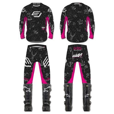 Maillot Bud Racing Air Contest Noir/Magenta Edition Limitée 