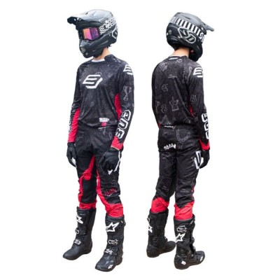 Maillot Bud Racing Air Contest Noir/Magenta Edition Limitée 