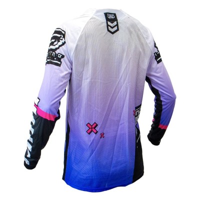 Maillot Enfant Bud Racing Error 404 Lavande Rose Noir 