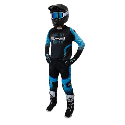 Maillot Bud Racing Neon Scuba Bleu Noir 