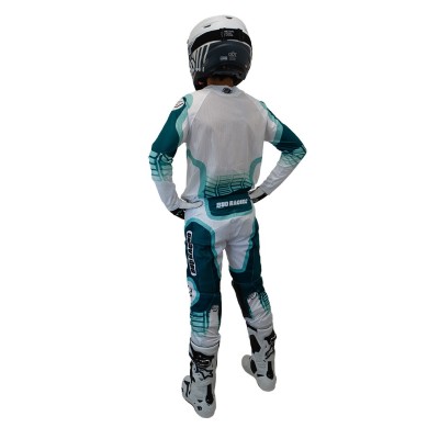 Maillot Bud Racing Neon Blanc Vert 
