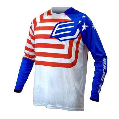 Maillot Bud Racing 95’ Evo Patriot Blanc 