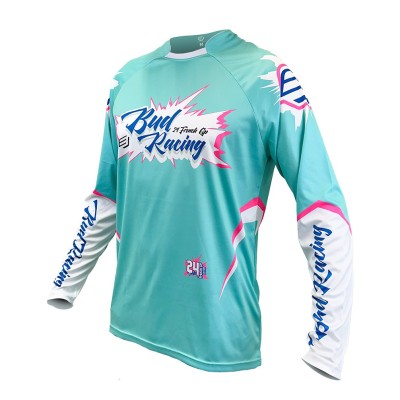 Maillot Bud Racing Edition Limitée Grand Prix De France Aqua Rose 