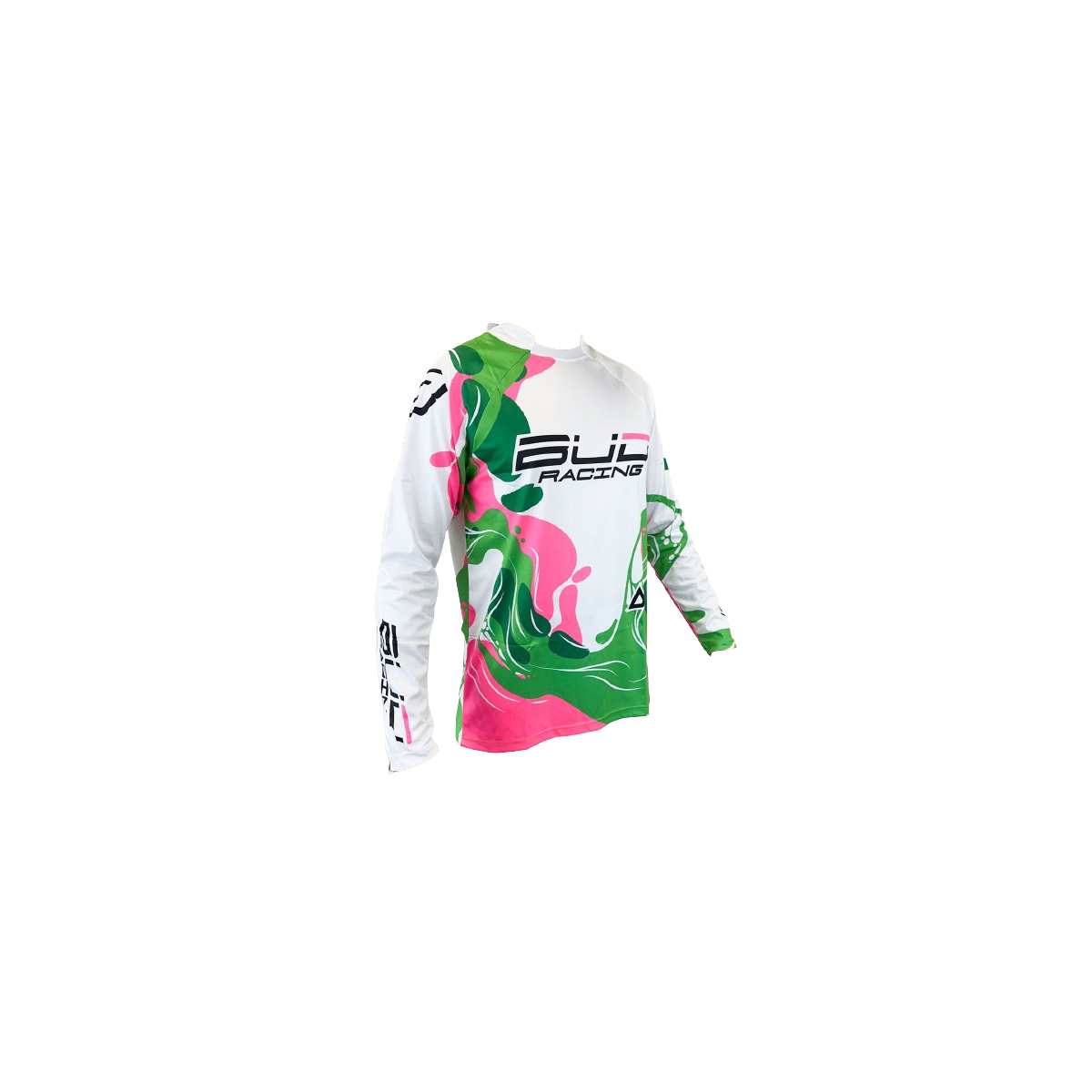 Maillot Bud Racing Edition limitée Krea Rose Vert Blanc 