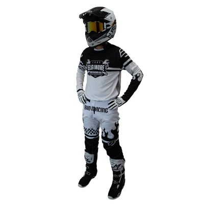 Maillot Bud Racing Lake Elsionre Noir Blanc 