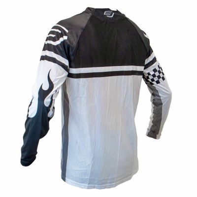 Maillot Enfant Bud Racing Lake Elsinore Noir Blanc 