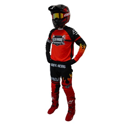 Maillot Bud Racing Lake Elsionre Rouge Noir 