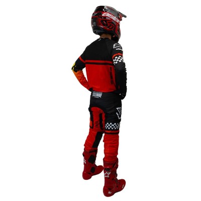 Maillot Bud Racing Lake Elsionre Rouge Noir 