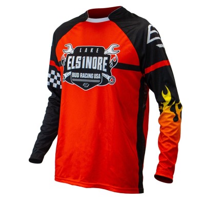 Maillot Enfant Bud Racing Lake Elsinore Rouge Noir 