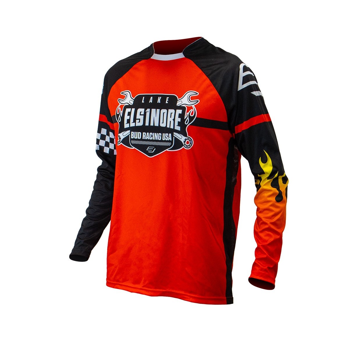Maillot Enfant Bud Racing Lake Elsinore Rouge Noir 