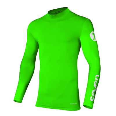 Maillot Seven Zero Compression Vert Fluo 