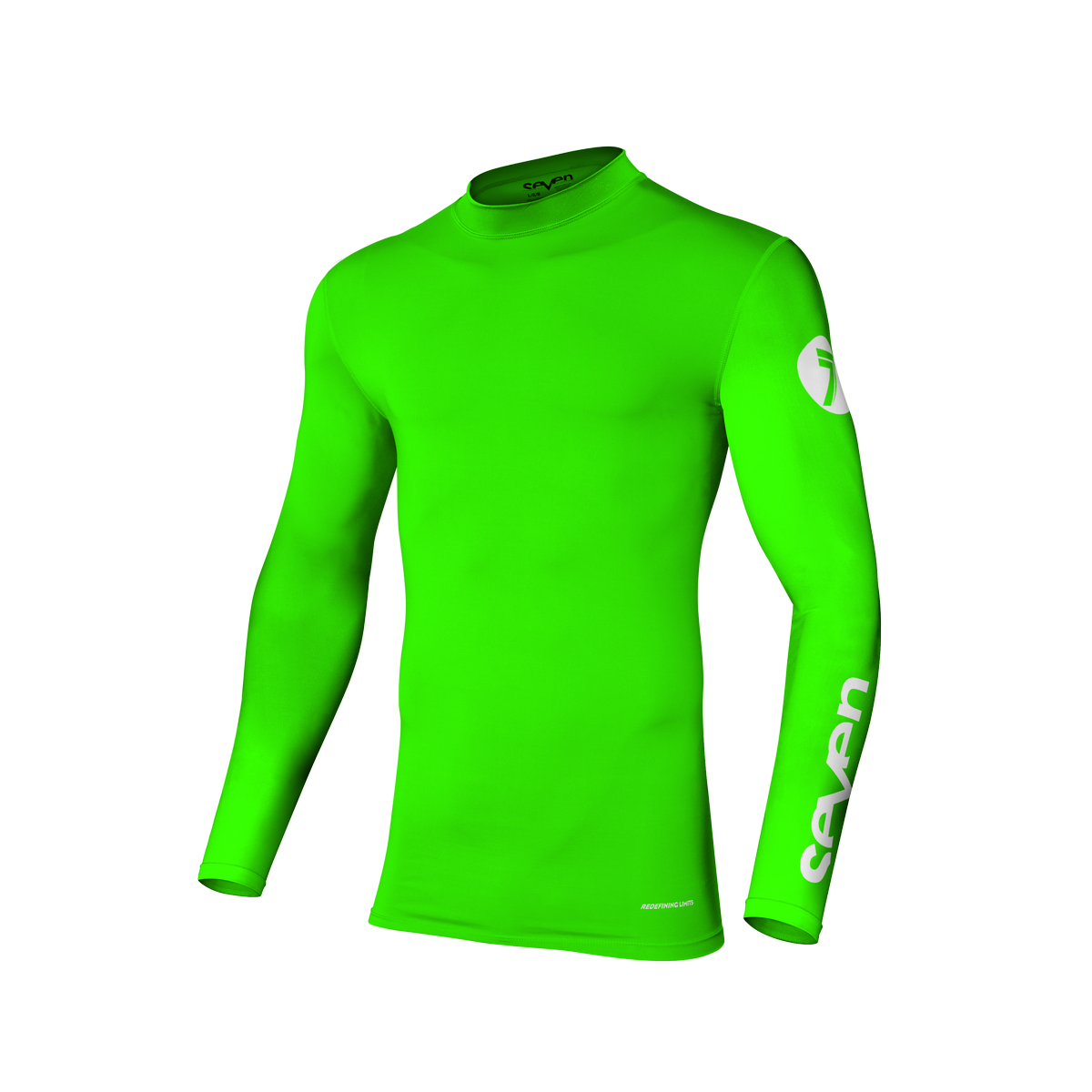 Maillot Seven Zero Compression Vert Fluo 