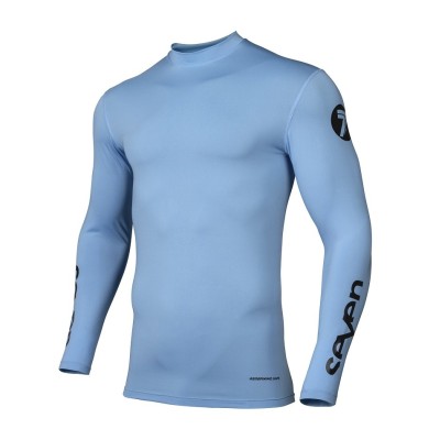 Maillot Seven Zero Blade Compression Bleu  