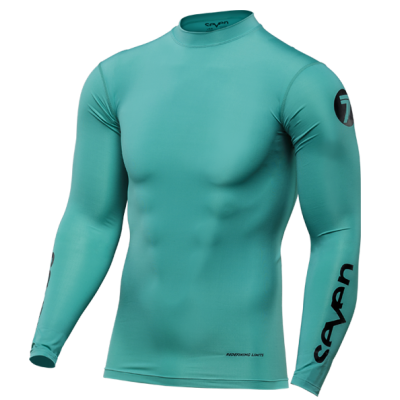 Maillot Seven Zero Blade Compression Bleu Aqua 