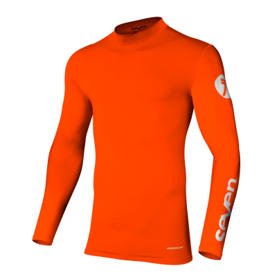 Maillot Seven Zero Compression Orange Fluo 