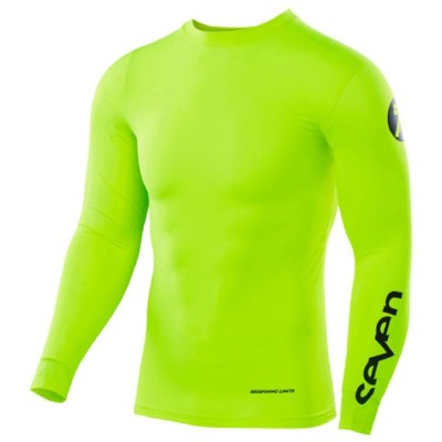 Maillot Enfant Seven Zero Blade Compression Jaune Fluo 