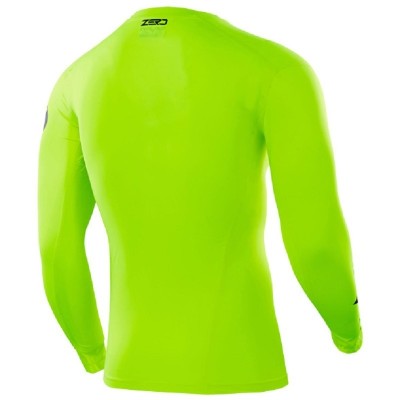 Maillot Enfant Seven Zero Blade Compression Jaune Fluo 