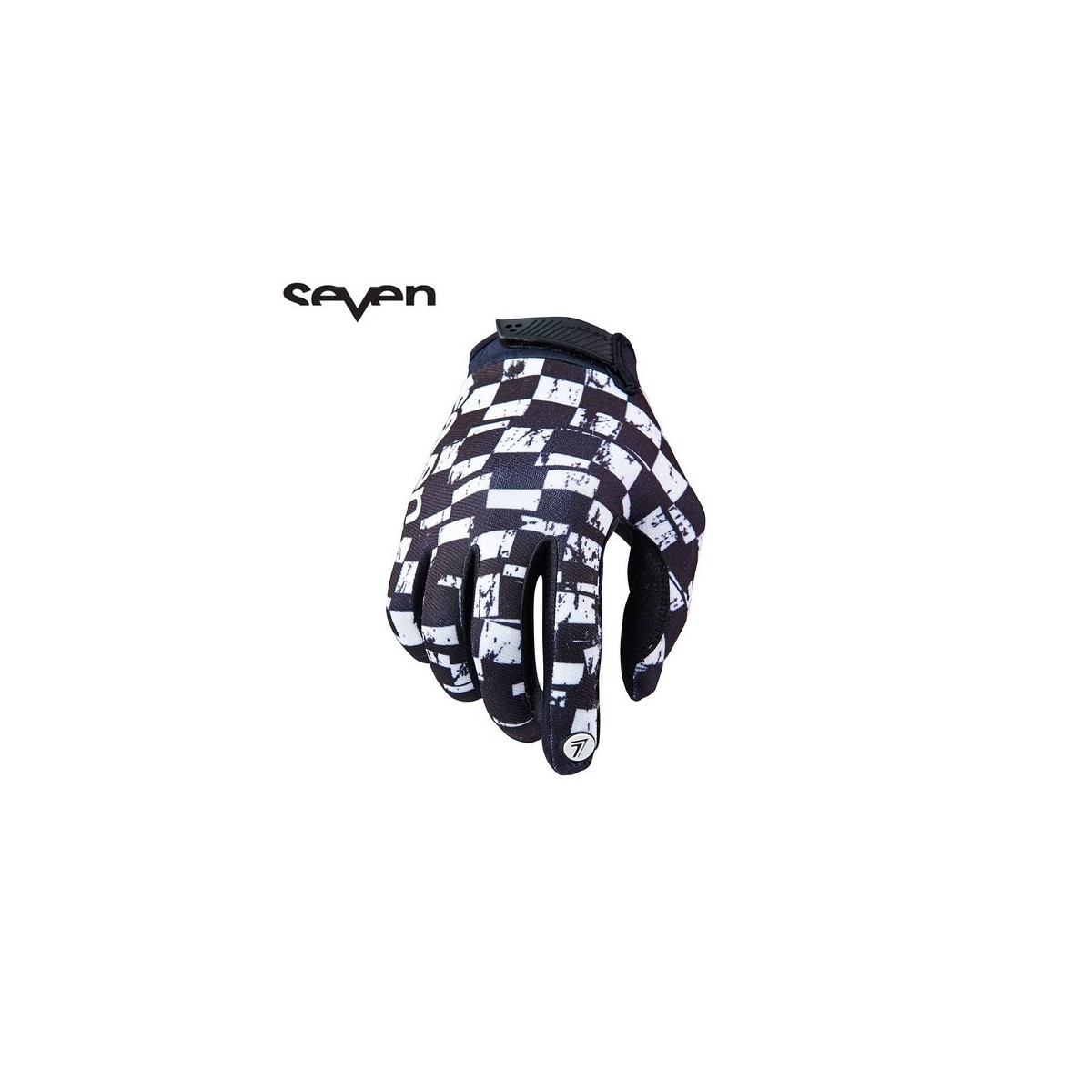Gants Seven Annex Checkmate Blanc 