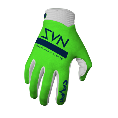 Gants Seven Zero Contour Vert Fluo 