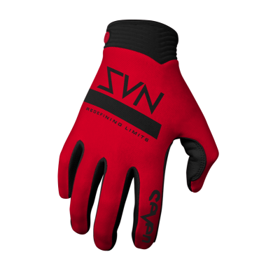 Gants Seven Zero Contour Rouge 