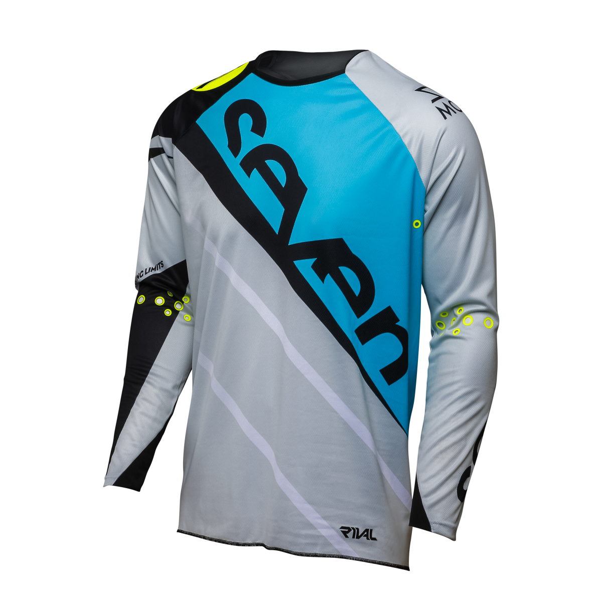 Maillot Seven Rival Militant Jersey Bleu/Gris clair 