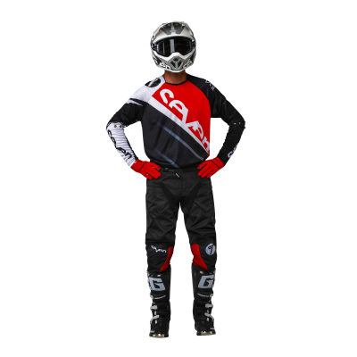 Maillot Seven Rival Militant Jersey Rouge/Noir 