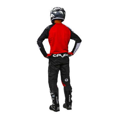 Maillot Seven Rival Militant Jersey Rouge/Noir 