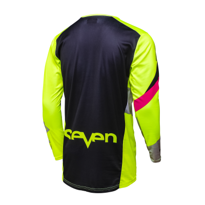 Maillot Seven Annex Ignite Jersey Noir/ Jaune Fluo 