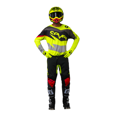 Maillot Seven Annex Ignite Jersey Noir/ Jaune Fluo 