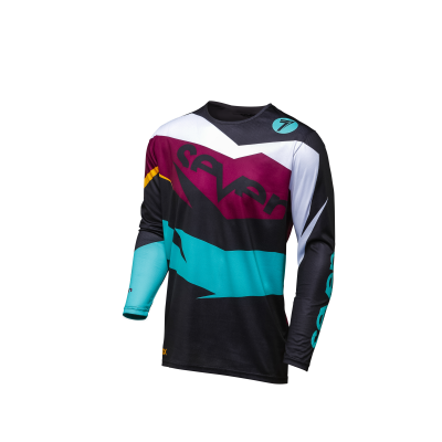 Maillot Seven Annex Ignite Jersey Noir/Bordeaux 