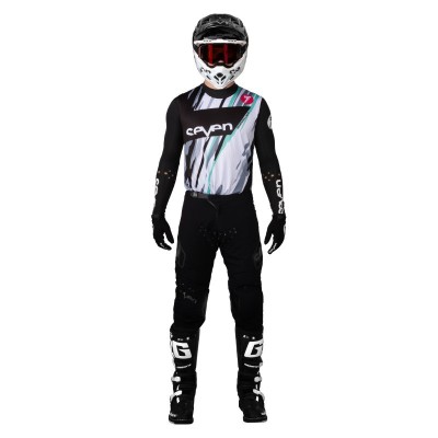 Maillot Seven Zero Blur Camo Over Jersey Blanc 